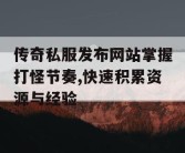 传奇私服发布网站掌握打怪节奏,快速积累资源与经验