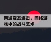 网通变态连击，网络游戏中的战斗艺术