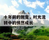 十年前的微变，时光流转中的悄然成长