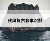 秋风复古我本沉默