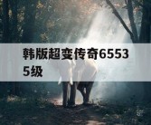 韩版超变传奇65535级