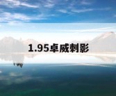 1.95卓威刺影
