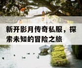 新开影月传奇私服，探索未知的冒险之旅