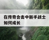 在传奇合击中新手战士如何成长