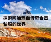探索网通热血传奇合击私服的世界