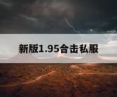 新版1.95合击私服
