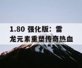 1.80 强化版：雷龙元素重塑传奇热血