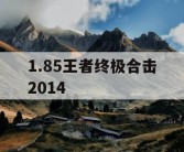 1.85王者终极合击2014