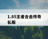 1.85王者合击传奇私服