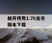 新开传奇1.76金币版本下载