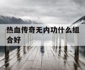 热血传奇无内功什么组合好