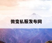 微变私服发布网