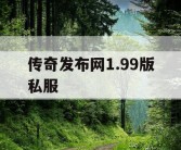 传奇发布网1.99版私服