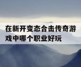 在新开变态合击传奇游戏中哪个职业好玩