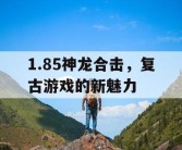 1.85神龙合击，复古游戏的新魅力