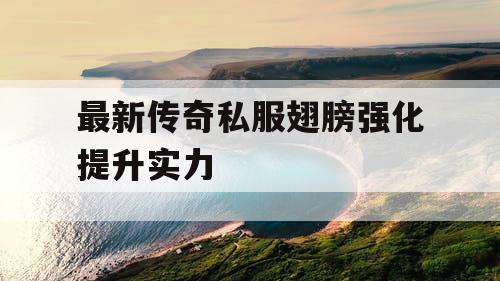 最新传奇私服翅膀强化提升实力