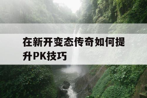 在新开变态传奇如何提升PK技巧